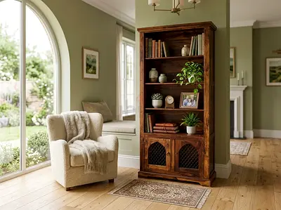 Marina home solid wood bookcase