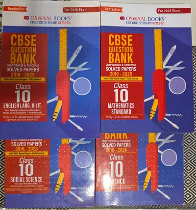 Oswaal Question banks Grade 10(4 subjects) - 2025 edition