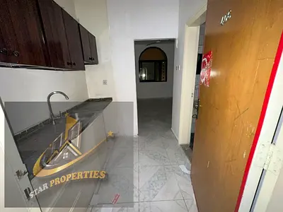 NO DEPOSIT SPECIOUS NICE STUDIO FALT FAMILY BUILDING JUST 17k al Mahatah