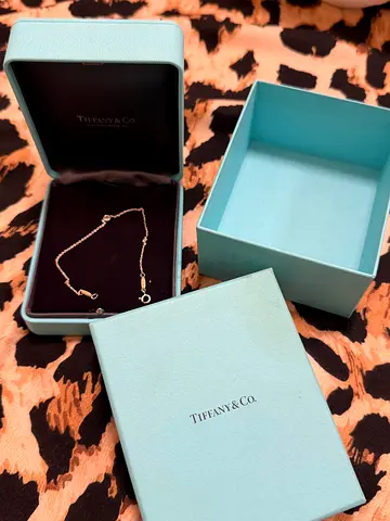 Authentic Tiffany  Co Diamonds by the Yard Bracelet (AG925 Sterling Silver) – 2024