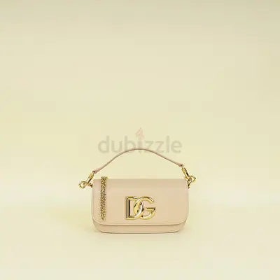 Authentic Dolce  Gabbana Beige 3.5 Crossbody Bag
