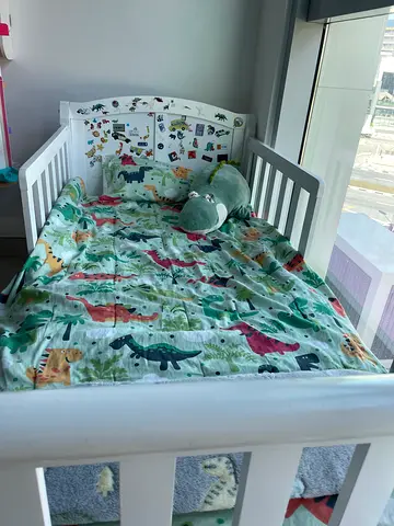 Toddler bed with matress from Home center for sale