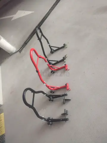 Set of Motorcycle Paddock Stands (Front and Rear) - Good Condition