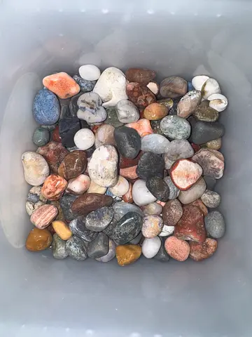 Assorted natural Rocks  - Mixed Colors (Collection)