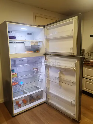 Used Double Door Refrigerator — 2-Door Top Freezer, Good Working Condition