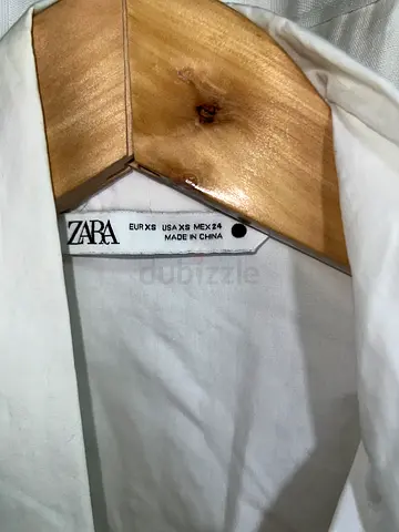 Zara white shirt/top in good condition,