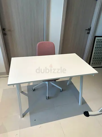 IKEA TROTTEN Desk 120x70 – White – Good Condition