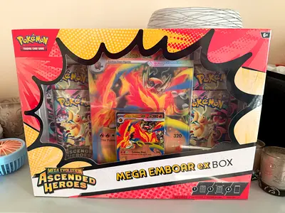 Pokemon Mega Emboar ex Box - Sealed Trading Card Set i have 3 boxes