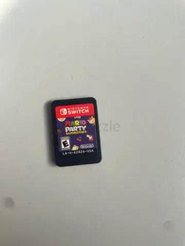 Nintendo switch Mario party game card