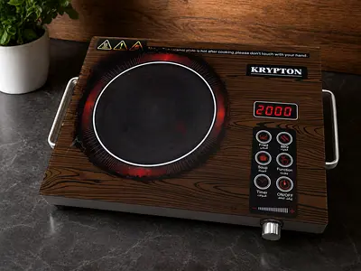 Krypton Single Plate Electric Hot Plate — Used, Working