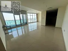 Two-bedroom apartment with a living room for annual rent, featuring a stunning city view,