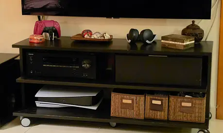 Black TV Entertainment Unit in a Good Condition