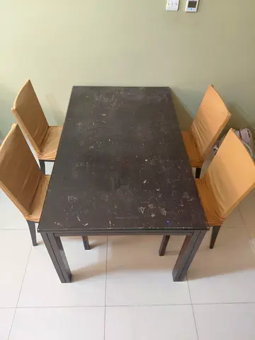 Dining table with 4 chairs