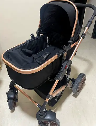 Used pram stroller with bassinet - good condition