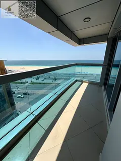3bhk with maid room in corniche tower for yearly rent