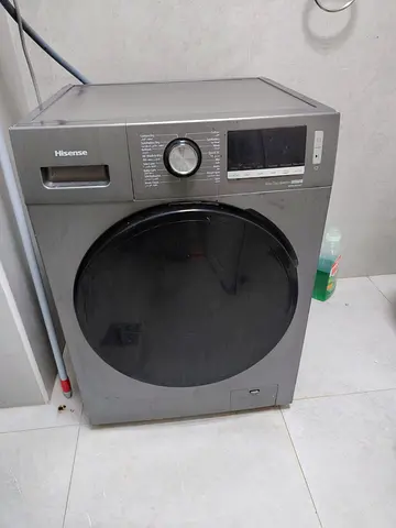 Hisense Front Load Washing Machine - Grey, Good Working Condition