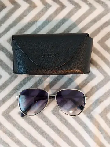 GUESS Aviator Sunglasses with Hard Case
