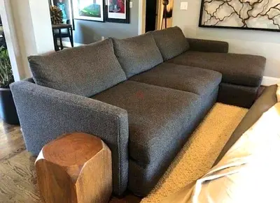 L-Shaped sectional feather 🪶 sofa