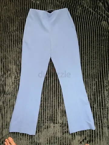 Light blue womens tailored trousers