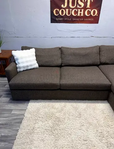 Great Condition Crate and barrel lounge deep feather filled L Shape Sofa