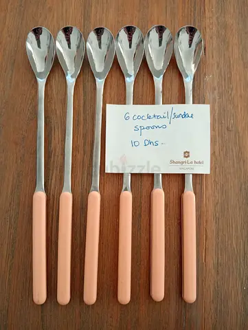 Set of 6 Cocktail / Sundae / Dessert Spoons
