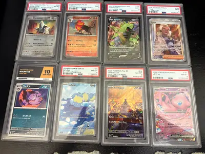 (Trading only) 8 graded Pokémon cards