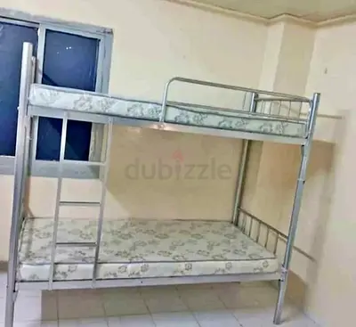 New Heavy Duty Metal Bunk Bed (Silver) for Sale