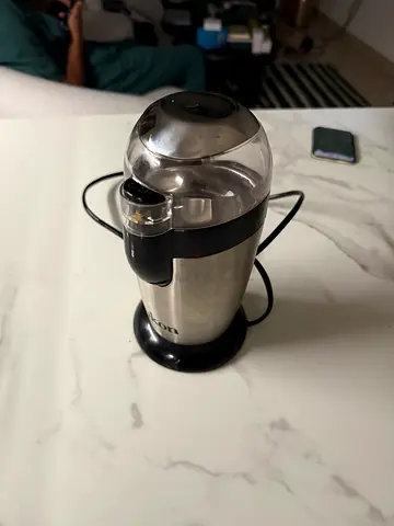 Electric Coffee Grinder - Stainless Steel, Compact