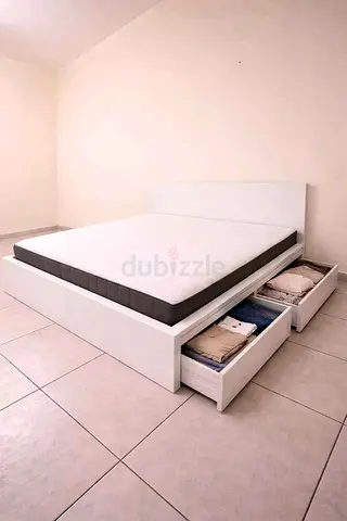 Ikea malm bed with ikea mattress like new