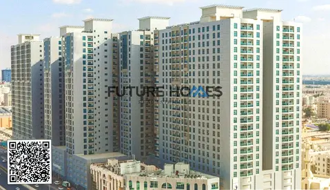 1 BHK apartment for rent in City Towers Ajman with Sharjah View