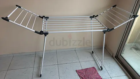 Foldable Indoor Clothes Drying Rack — Lightweight Aluminum