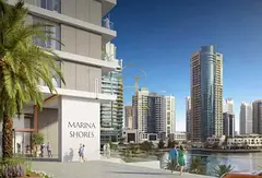 Furnished 1BR | Marina Shores | Marina &amp; Skyline Views