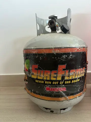 Small Portable LPG Gas Cylinder (Camping) - Used