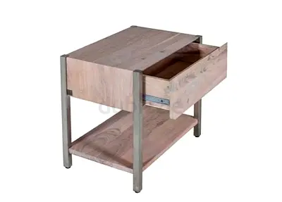 Marina Home Acacia Wood 2X Nightstands Brand New