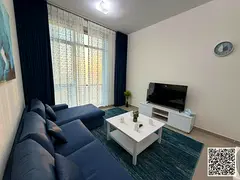 Furnished one-bedroom apartment for rent in Ajman, Corniche area, Etihad Tower. Clean and tidy furni