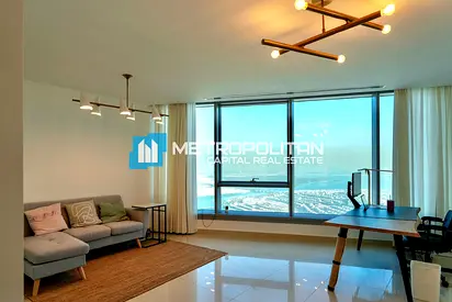 Full Sea And Skyline View|High Floor|Furnished 1BR