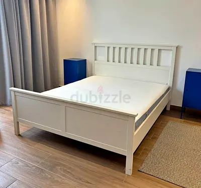 Ikea Queen size bed with mattress available in perfect condition