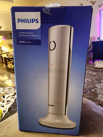 Philips Casa Linea Wireless Telephone M4501W/01 Simple  DECT Telephone – Home Phone 1 Handset Screen