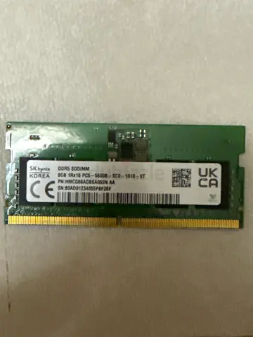 2X8GB DDR5 SODIMM Laptop RAM (SK hynix) - Good Working Condition