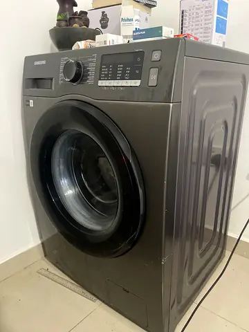 Samsung front-load washing machine - charcoal grey, good condition