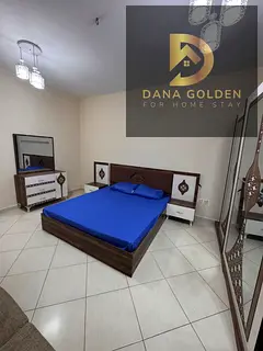 Two bedrooms and a living room with two bathrooms, furnished with hotel-style furniture, are availab