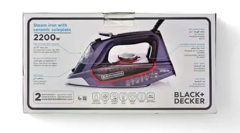 Black  decker steam iron