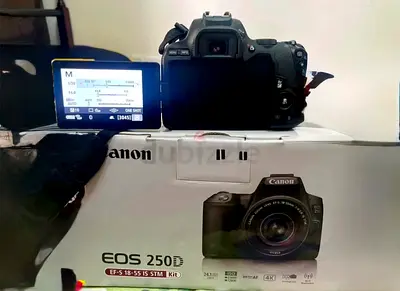 Canon EOS 250D (Rebel SL3) with EF-S 18-55mm IS STM - Good Working Condition