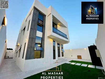 للبيع فيلا بعجمان في الزاهيه شامل التسجيل تتكون من - 5 غرف ماستر مجلس و صالة وغرفة خدامة تمليك حر لجميع الجنسيات وأمكانية التمويل البنكي