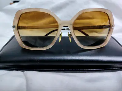 Burberry BE 4153Q 3427T5 Polarized Havana Beige Sunglasses