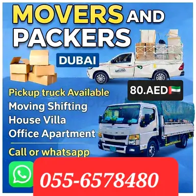 Movers and Packers Pickup Truck  Shifting Services - Dubai