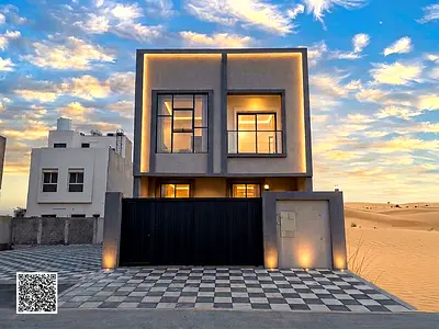 Townhouse in Ajman | Al Zahiyah area | 5 bedrooms, majlis, hall and roof | Freehold for all nationalities | Price includes air conditioners.