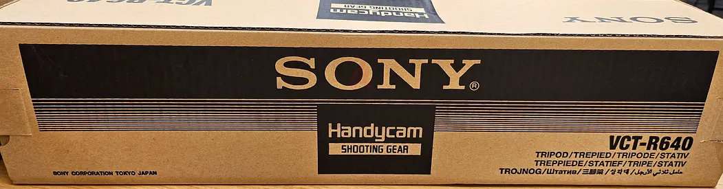Sony VCT-R640 Tripod/Monopod Shooting Gear (Handycam Compatible) - New in Box