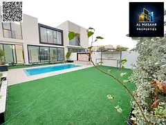 4-bedroom master villa with golf and lake views, private pool and garden, spacious and luxurious fin