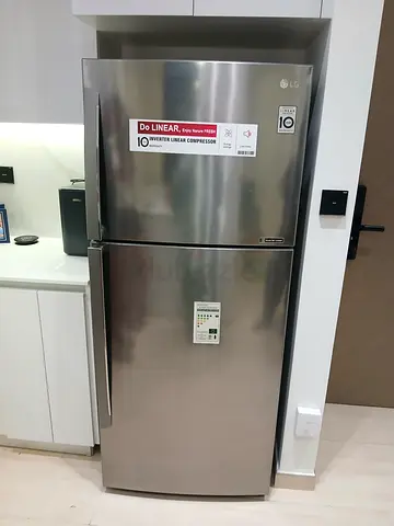 Lg two door fridge freezer inverter technology 70cm width 170cm highet